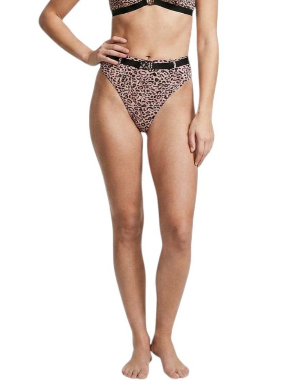 Victoria's Secret Swim Belted High-Waist Bikini Bottom, L